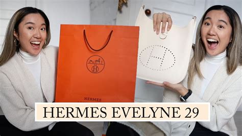 hermes evelyne 29開箱|HERMES UNBOXING & REVIEW: Evelyne 29 (Unboxing, How .